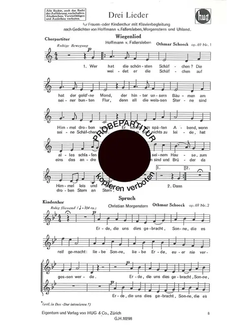3 Lieder